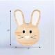 Handcrafted Pine Wood Rabbit Face Knob